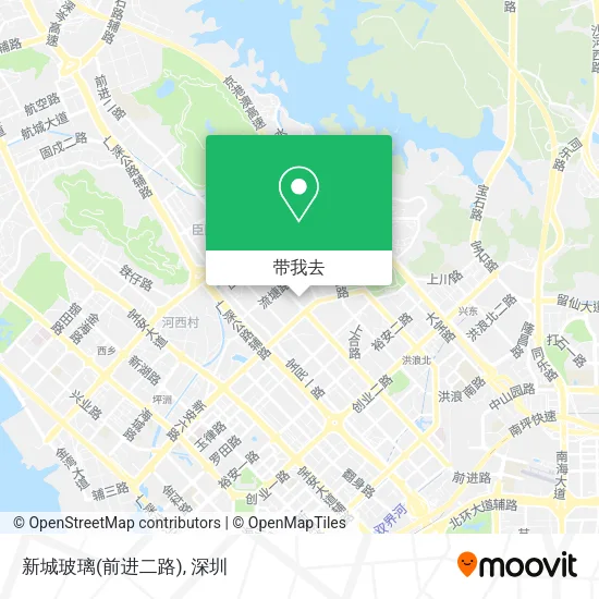 新城玻璃(前进二路)地图