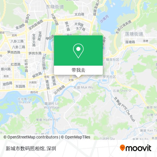 新城市数码照相馆地图
