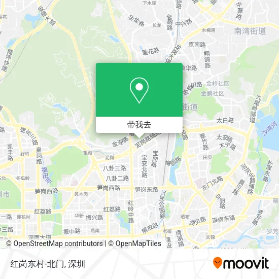 红岗东村-北门地图