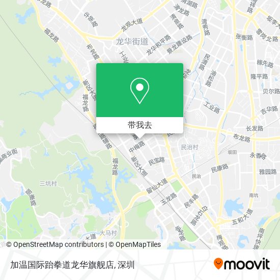 加温国际跆拳道龙华旗舰店地图