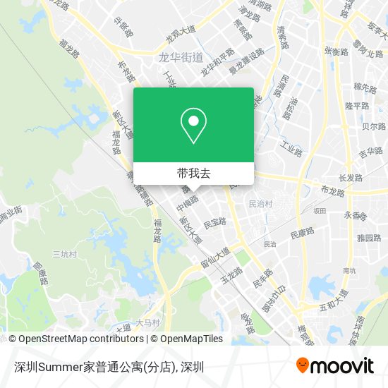 深圳Summer家普通公寓(分店)地图