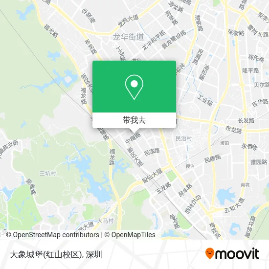 大象城堡(红山校区)地图