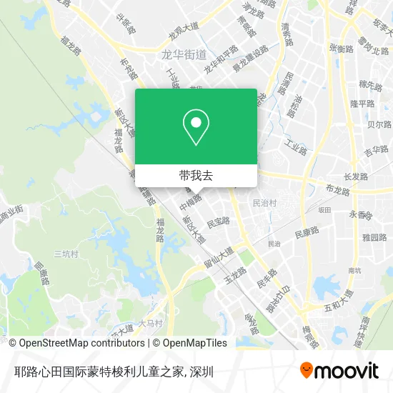 耶路心田国际蒙特梭利儿童之家地图
