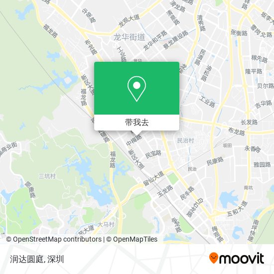 润达圆庭地图