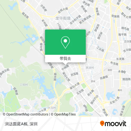 润达圆庭A栋地图
