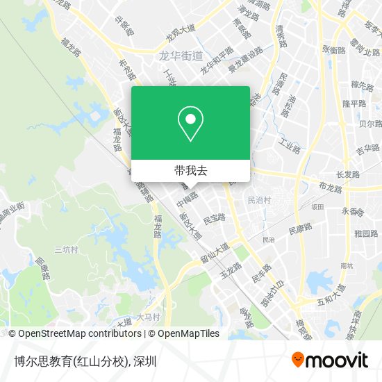 博尔思教育(红山分校)地图