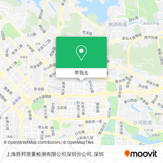 上海胜邦质量检测有限公司深圳分公司地图