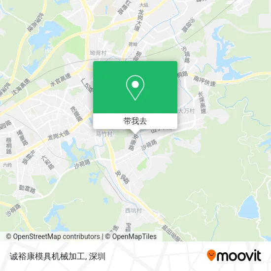 诚裕康模具机械加工地图