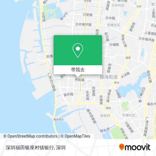 深圳福田银座村镇银行地图
