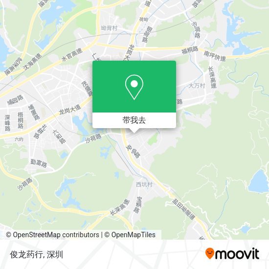 俊龙药行地图