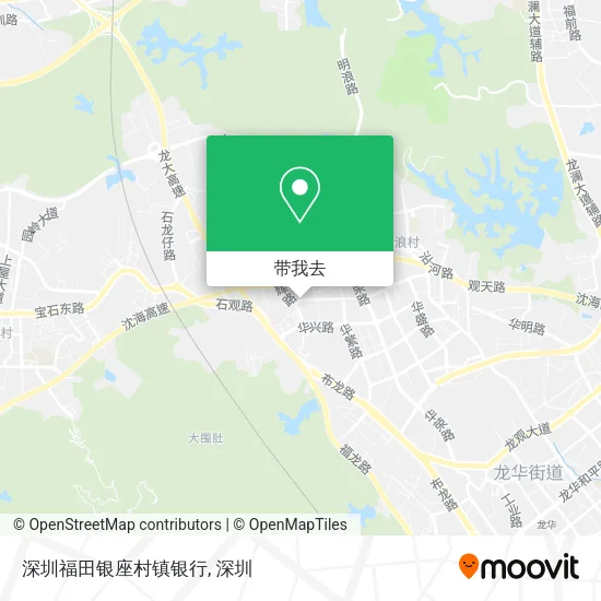 深圳福田银座村镇银行地图