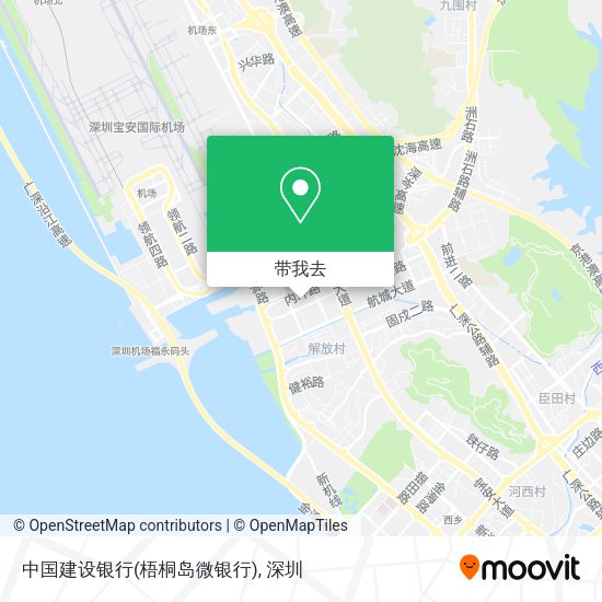 中国建设银行(梧桐岛微银行)地图