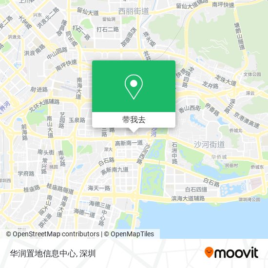 华润置地信息中心地图