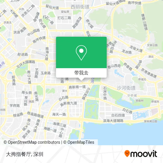大拇指餐厅地图