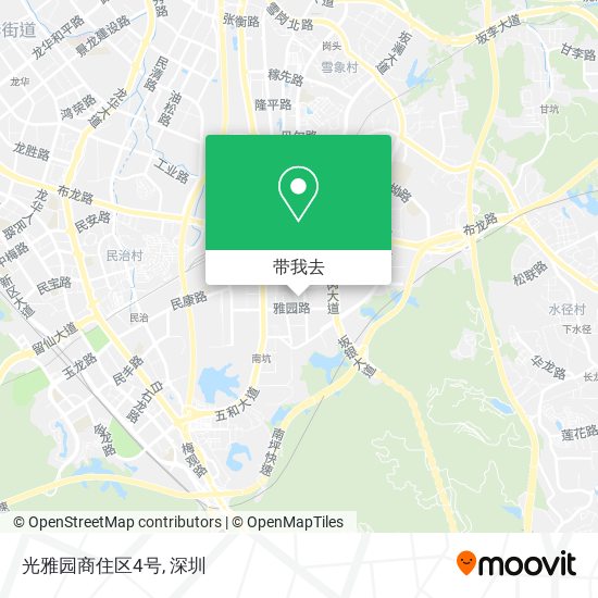 光雅园商住区4号地图