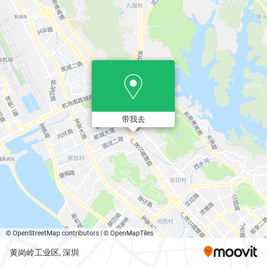 黄岗岭工业区地图