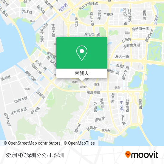 爱康国宾深圳分公司地图