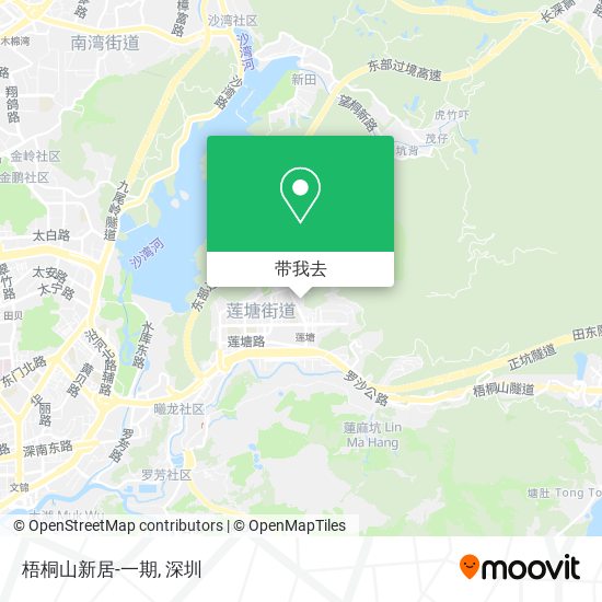 梧桐山新居-一期地图
