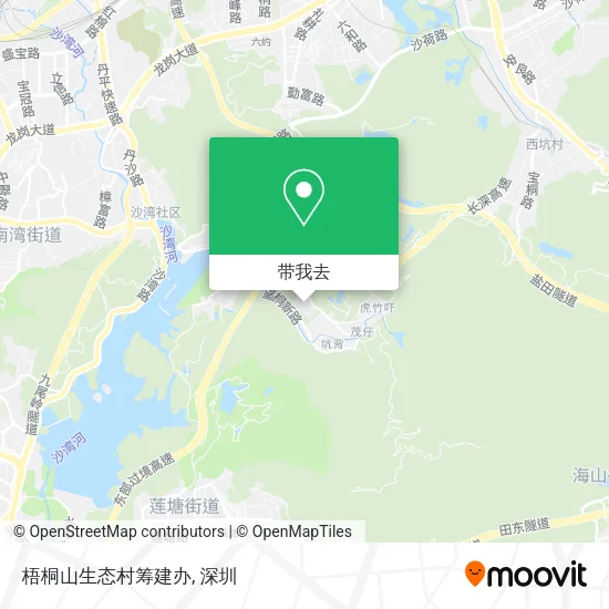 梧桐山生态村筹建办地图