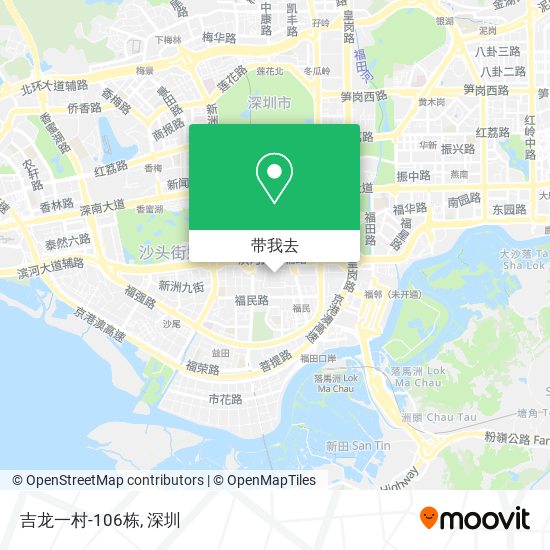 吉龙一村-106栋地图