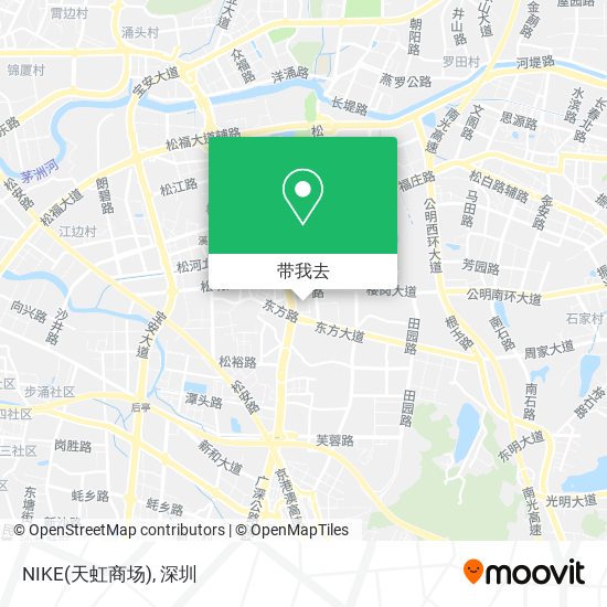 NIKE(天虹商场)地图