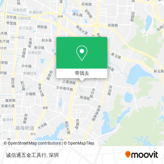 诚信通五金工具行地图