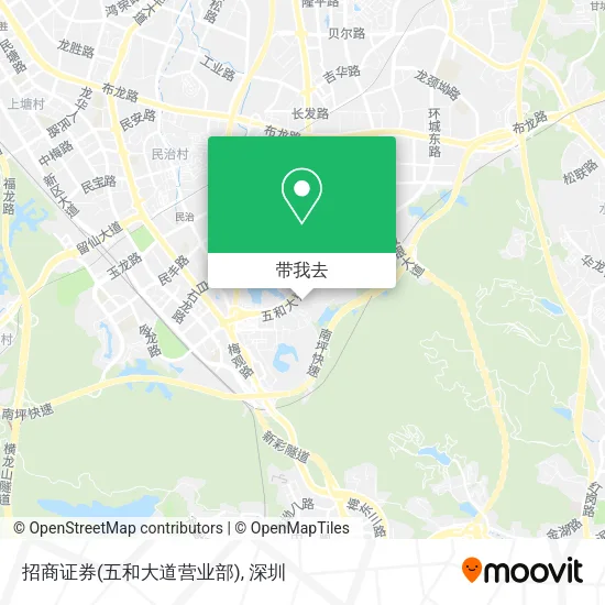 招商证券(五和大道营业部)地图