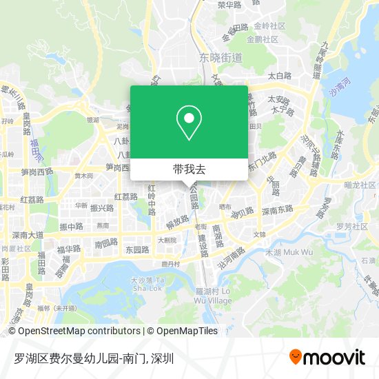 罗湖区费尔曼幼儿园-南门地图