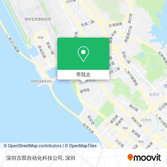 深圳吉双自动化科技公司地图