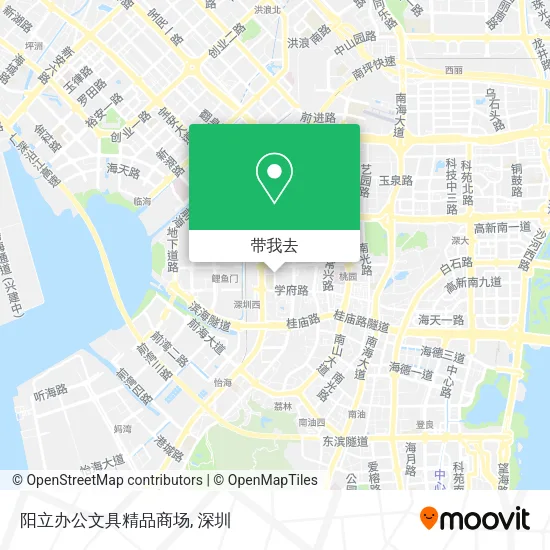 阳立办公文具精品商场地图