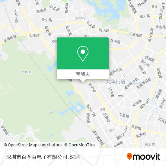 深圳市百圣百电子有限公司地图