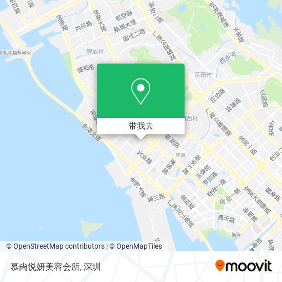 慕尙悦妍美容会所地图