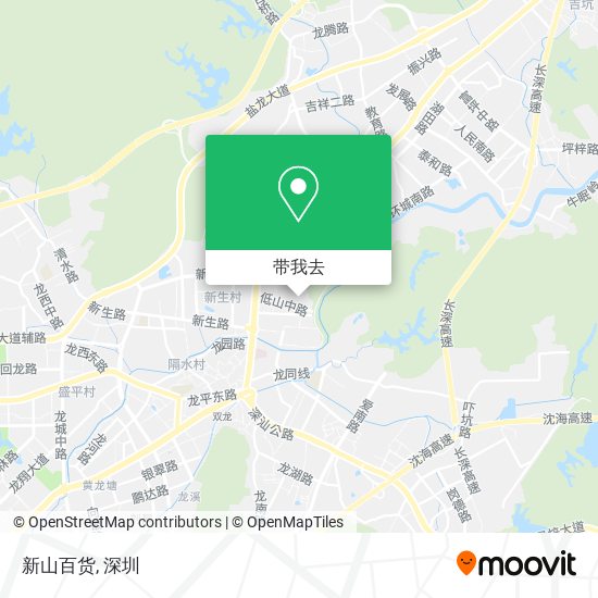 新山百货地图