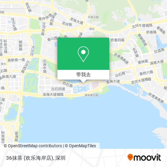 36抹茶 (欢乐海岸店)地图