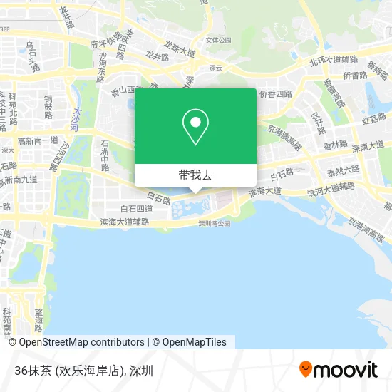 36抹茶 (欢乐海岸店)地图