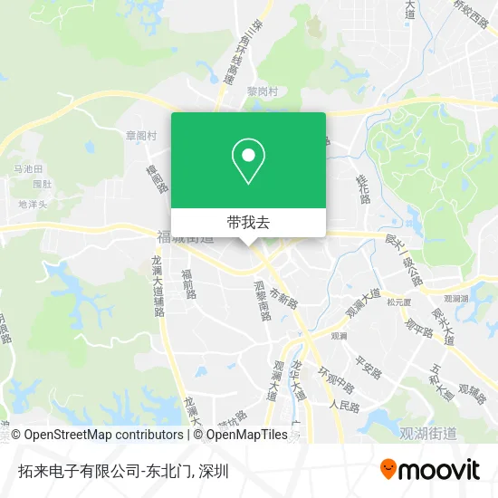 拓来电子有限公司-东北门地图