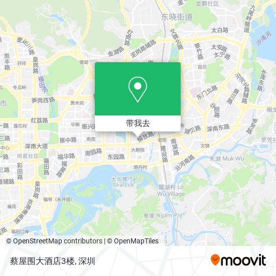 蔡屋围大酒店3楼地图