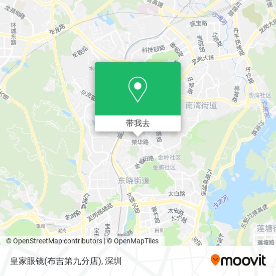 皇家眼镜(布吉第九分店)地图