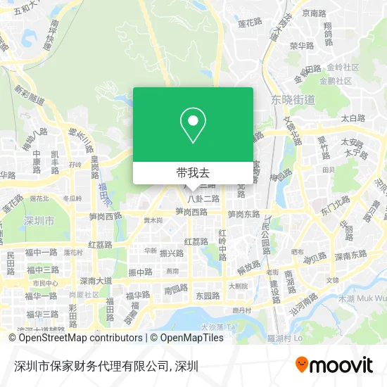 深圳市保家财务代理有限公司地图