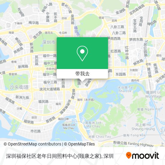 深圳福保社区老年日间照料中心(颐康之家)地图
