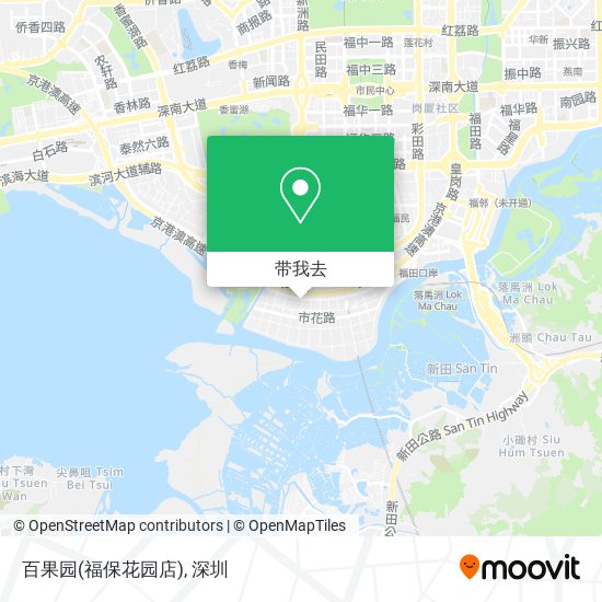 百果园(福保花园店)地图