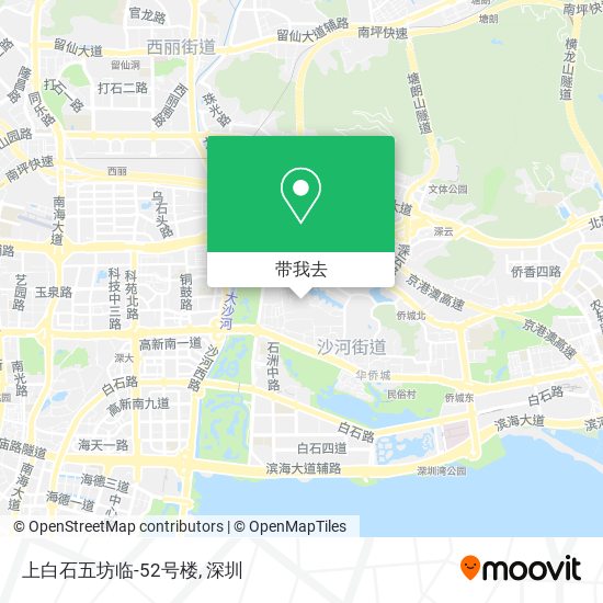 上白石五坊临-52号楼地图