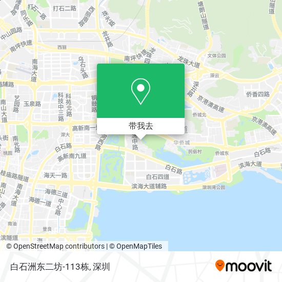 白石洲东二坊-113栋地图