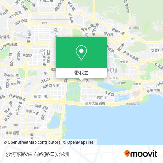 沙河东路/白石路(路口)地图