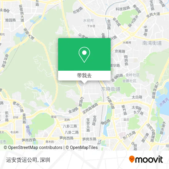 运安货运公司地图