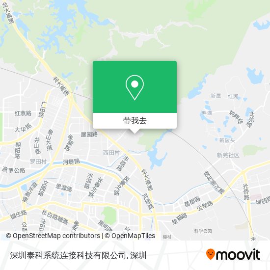 深圳泰科系统连接科技有限公司地图