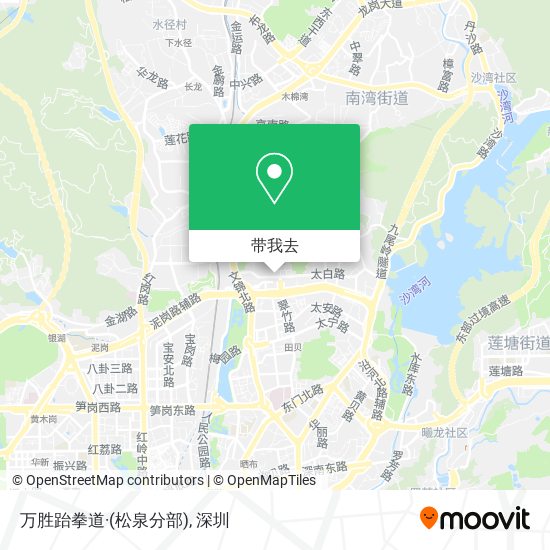 万胜跆拳道·(松泉分部)地图