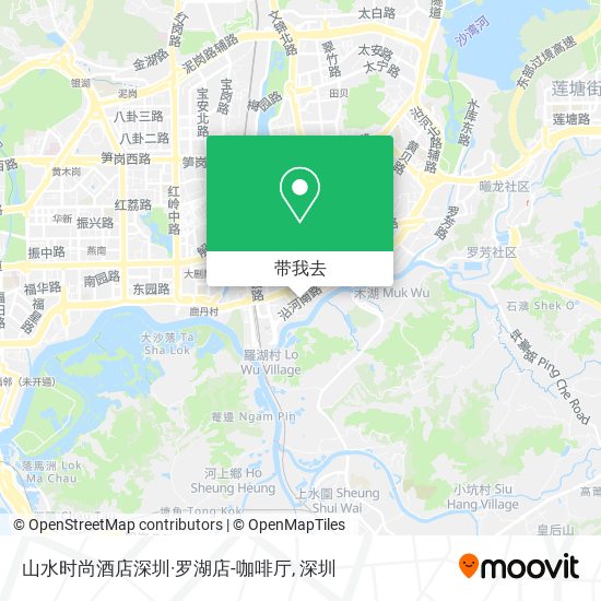 山水时尚酒店深圳·罗湖店-咖啡厅地图