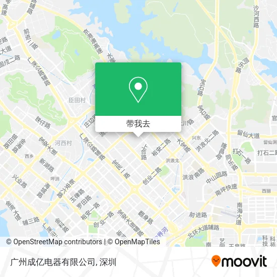 广州成亿电器有限公司地图
