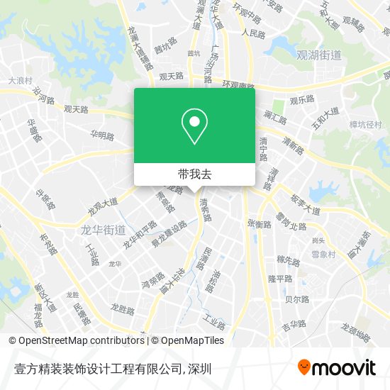 壹方精装装饰设计工程有限公司地图